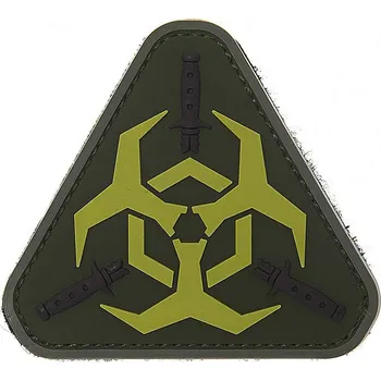 Nášivka 101 Inc. Company Nášivka na suchý zip Outbreak Response (plast 3D) - olive/yellow (101 INC)