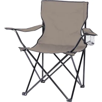 Sunnydays Křeslo kempingové skládací, hnědé Množství: 2 ks SUNNYDAYS