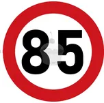 Caketools Jedlý papír "Narozeniny 85" zákazová značka A4