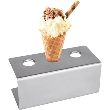 Dóza na potraviny G.Gastro Držák kornoutů na zmrzlinu se 3 otvory
