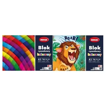 Set školních potřeb Blok rysunkowy A3/16K kolorowy