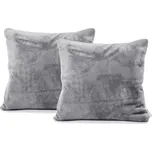 Povlak na polštář DecoKing MIC 45x45 cm stříbrný, velikost 45x45*2