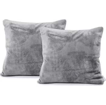 Povlečení Povlak na polštář DecoKing MIC 45x45 cm stříbrný, velikost 45x45*2
