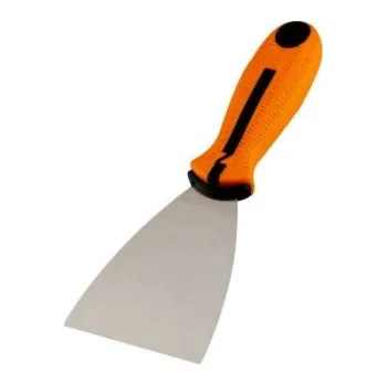 Nářadí pro automobil Malířská stěrka 75 mm, nerezová, dvousložková rukojeť, , TOPEX, 50-355