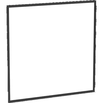 Koupelnový nábytek Geberit one krycí rám pro zrcadlovou skříňku 105 cm, hliník/černá mat (505.844.00.3)