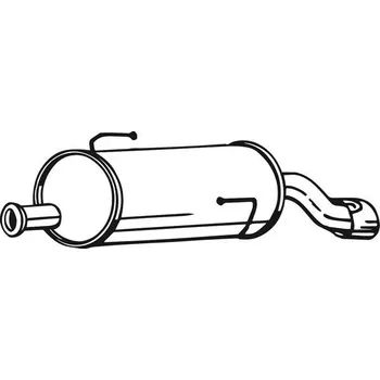 Tlumič výfuku Zadní tlumič výfuku BOSAL 190-155