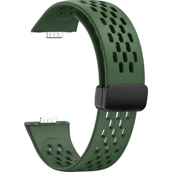 Silikonový Pásek Pro Huawei Watch Fit 3 Barva: Tmavě Zelená