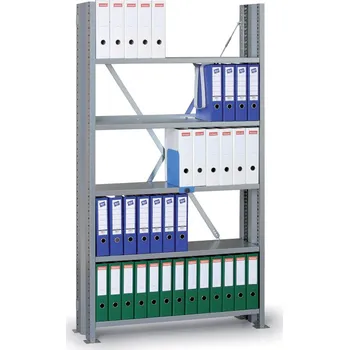 Dílenský regál Corping Archivační regál s bočními stěnami Variant, 1950 x 1000 x 300, základní