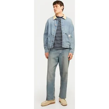 Oblečení a móda Jack & Jones T-Shirt Organic Basic 12156101 Tmavomodrá Slim Fit M