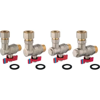 Stavebniny Novaservis - sada kulových kohoutů pro připojení kotle (ZK2F1520)