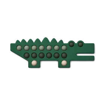 Hračka pro nejmenší Liewood Silikonová hračka Cal Pop Croco Faune green multi