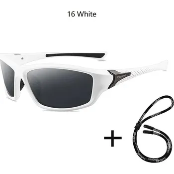 Polarizační sluneční brýle unisex s UV400 ochranou - 16 Bílá