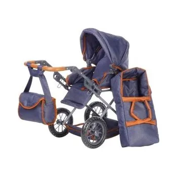 Panenka Wóżek dla lalek jeansowy