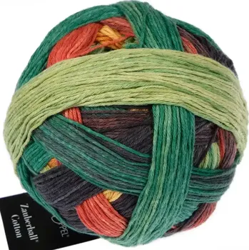 Příze Schoppel Wolle Zauberball® Cotton 2627 Planet Herbst (Bavlněná příze Zauberball Cotton 2627 Planet Herbst)