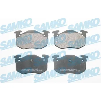 Brzdová destička Sada brzdových destiček, kotoučová brzda SAMKO 5SP582