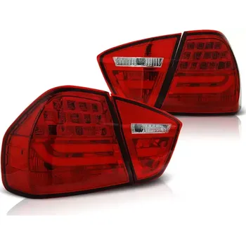 Osvětlení automobilu ZADNÍ SVĚTLA, LAMPY LED BAR, BMW E90, 2005-2008, ČERVENÉ (LDBMC7)
