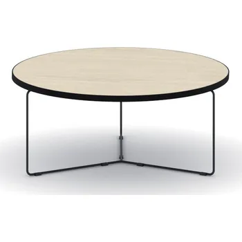 Konferenční stolek Kulatý konferenční stůl TENDER, průměr 90 cm, dub přírodní