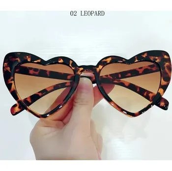 Luxusní dámské sluneční brýle růžové UV400 - 02 Leopard