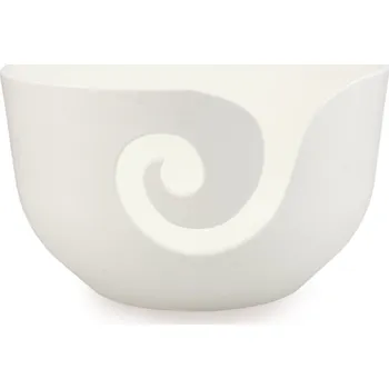 Organizér galanterie Pro Háčkování Miska na klubíčko VLNKA, XL bílá