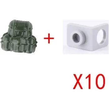 ostatní stavebnice Vojenské stavebnice mini cihly pro děti | lego komponenty - I-10KS