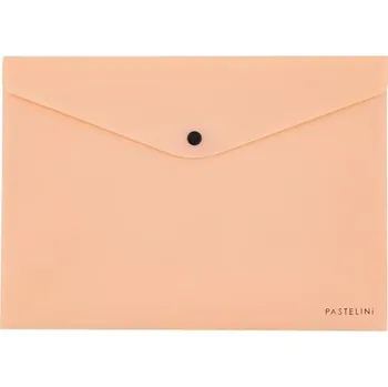 Zakl.pouzdro s drukem Pastelini - A5,meruňkové,1ks