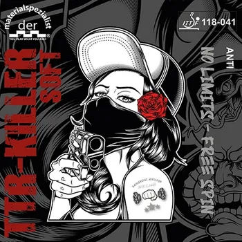 Stolní tenis Potah Der Materialspezialist TTR-Killer Soft červená 1,0