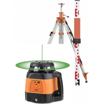 Měřící laser Sada FLG 245 TRACKING pro vodorovnou i svislou rovinu a sklon v osách X a Y se samourovnáním