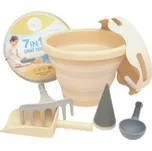 COMPACTOYS Skládací sada na písek 7v1 béžová