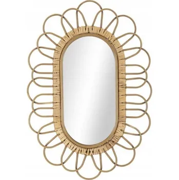 Zrcadlo Zrcadlo nástěnné s ozdobným rámem, 56,5 x 80 cm