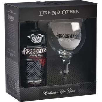 Gin Brockmans Premium Gin box+sklo 0.7L 40%