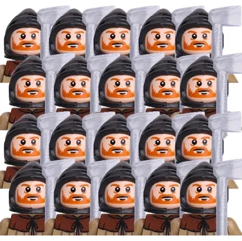 ostatní stavebnice Vojenské stavebnice rytířů a anime figurky | lego styl figurky a komponenty - B18-34-1-20PCS