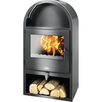Krbová kamna Krbová kamna Viking I plech černý 5 kW UNI-40792