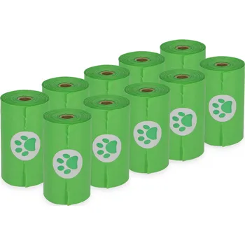 sáček na exkrement 10x15ks Biologicky odbouratelný sáček na psí exkrementy