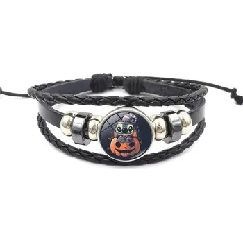 Náramek Dětský pletený náramek s motivem Lilo & Stitch - 21