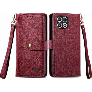 Pouzdro na tablet VSECHNONAMOBIL 79839 HEART Peněženkové pouzdro pro T Phone 2 červené