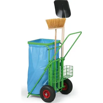 Úklidový vozík Corping Úklidový vozík pro venkovní prostory, pojízdný, 60 x 85 x 95 cm