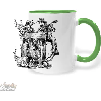 Hrnek - Pivo a zpěv Barva: Zelená