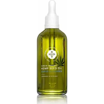 Čistící gel THE EDINBURGH NATURAL SKINCARE COMPANY Super čistící bio panenský olej z konopných semínek 100 ml