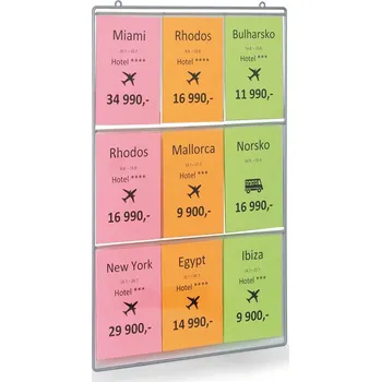 Corping Kapsy na letáky do výloh 9x A4