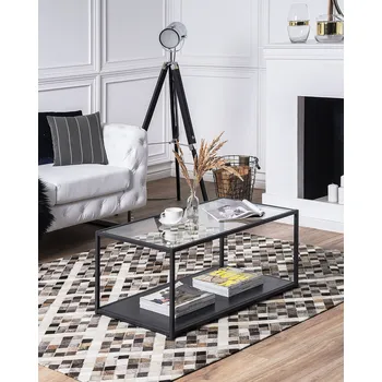 Koberec Koberec hnědý béžový pravá kůže 140 x 200 cm krátký vlas geometrický vzor patchwork moderní obdélníkový hovězí kůže Beliani