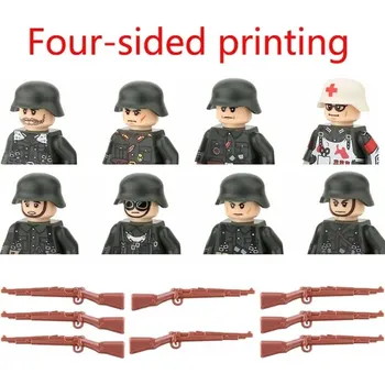 Stavebnice LEGO Stavební bloky vojenské postavičky | LEGO sady - RZ084-1SET