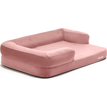 Pelíšek pro psa Lebeddie Růžová Útulna Velikost: S, Vyšít jméno?: Ne, Otočit zrcadlově opěrku?: Ne Ortopedický pelech pro psy