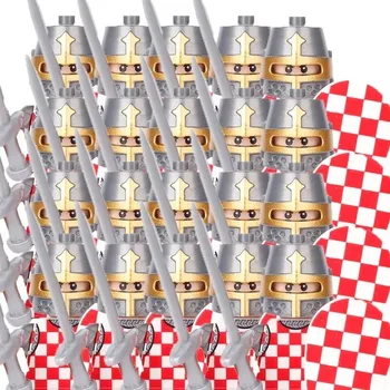 Figurka Vojenské stavebnice rytířů a anime figurky | lego styl figurky a komponenty - B18-33-1-20PCS