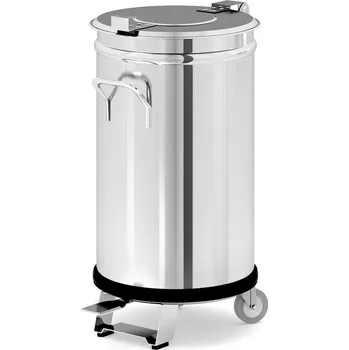 Odpadkový koš Koš na odpadky, nášlapný, 450 x 700 mm, 100 l