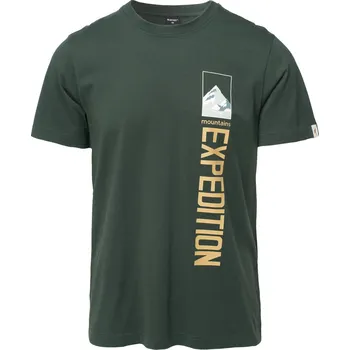 Pánské tričko Pánské Tričko s krátkým rukávem HI-TEC OMIK M000225106 – Zelená S