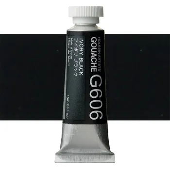 Vodová barva Kvašová barva Holbein 15ml - Ivory Black