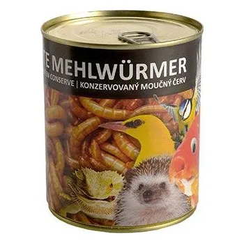 Krmivo pro ptáka UGF sušený moučný červ konzerva 490g