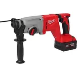 MILWAUKEE M18 BLHACD26-402X aku kombinované kladivo SDS+, 18V/2*4Ah, 2,6J kufr 4933492480