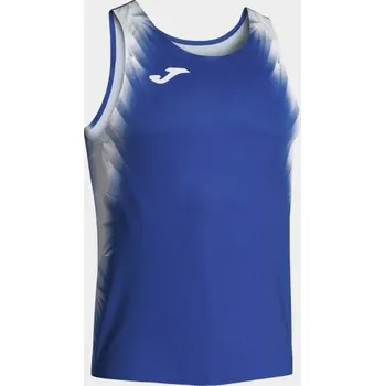 Dívčí tričko Pánské/Chlapecké sportovní tílko JOMA ELITE XI TANK TOP ROYAL WHITE Velikost: L, Barva: ROYAL-WHITE