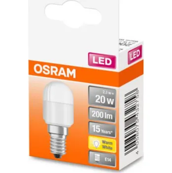 Lampička OSRAM LED žárovka Special T26 E14 2,3W 827 matná